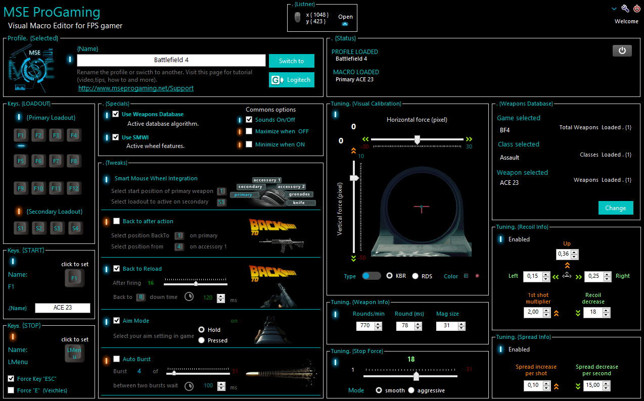 Database view